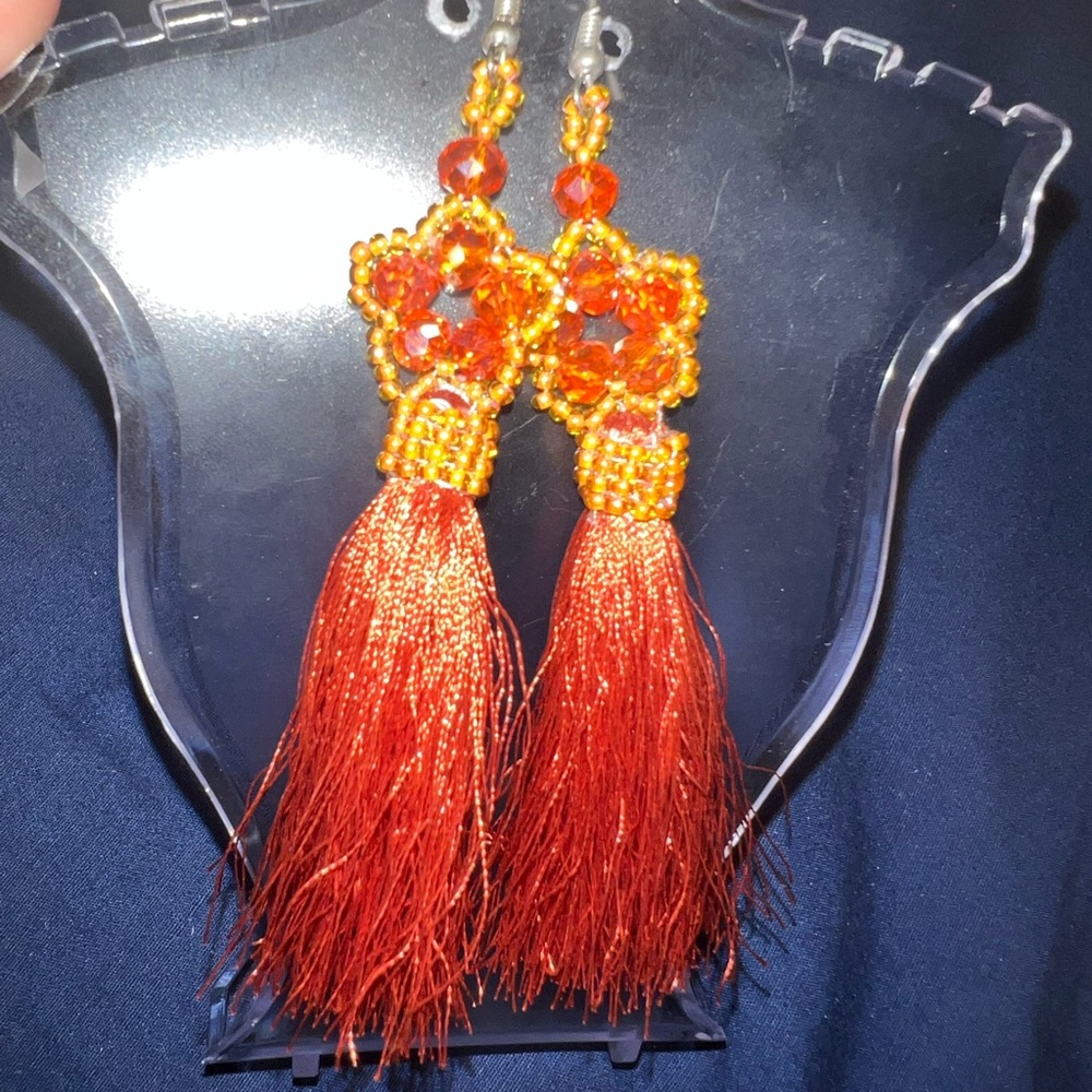 Handmade Mexican earrings aretes artesanales